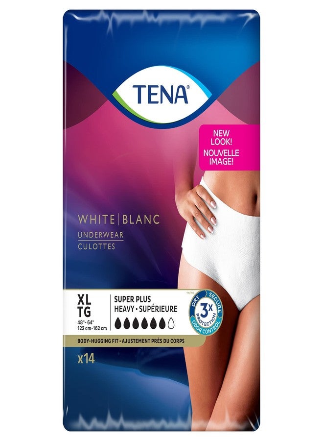 TENA Women Super Plus Underwear, Incontinence, Disposable, Heavy Absorbency, XL, 14 Count - Image 4